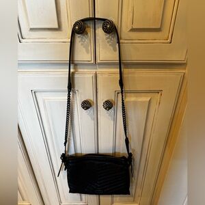 Rebecca Minkoff black quilted shoulder bag like new